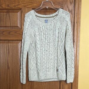 Women's Carhartt Cable Knit Sweater - Light Gray